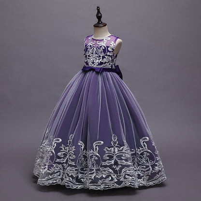 Girl Flower Girls' Dress Kid's Princess