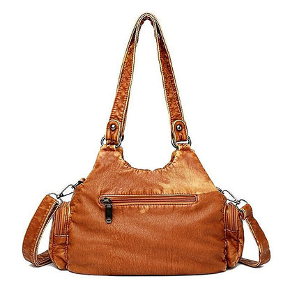 Bag Stylish - Vintage Shoulder Women's Brown Leather