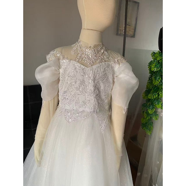 First Communion Kids Girl Dress Party Flower Girls'