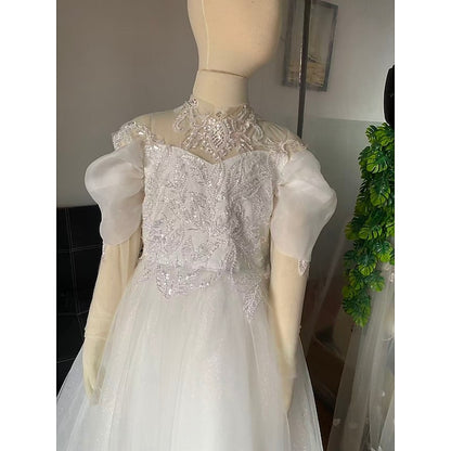 First Party Flower Communion Dress Girl Kids Girls'