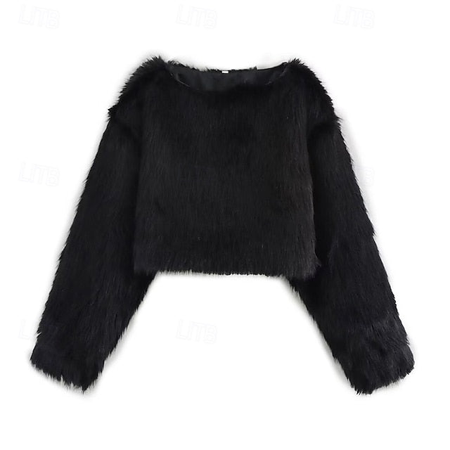 Coat Warm Leathers Comfortable Women's Fur Furs Faux
