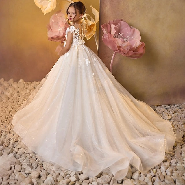Communion Flower Girl Party Kids Girls' Dress First