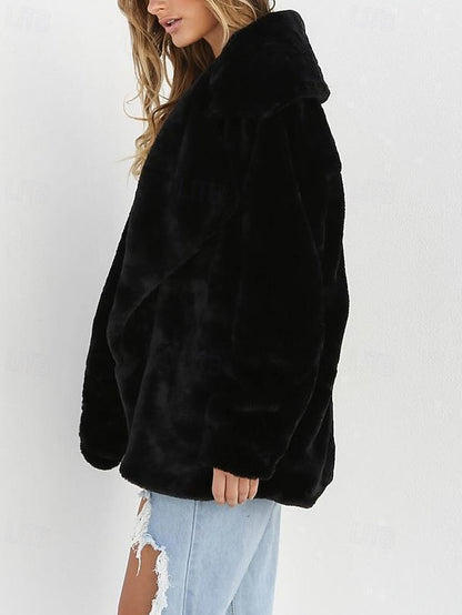 Furs Faux Teddy Warm Women's Coat Comfortable Fur