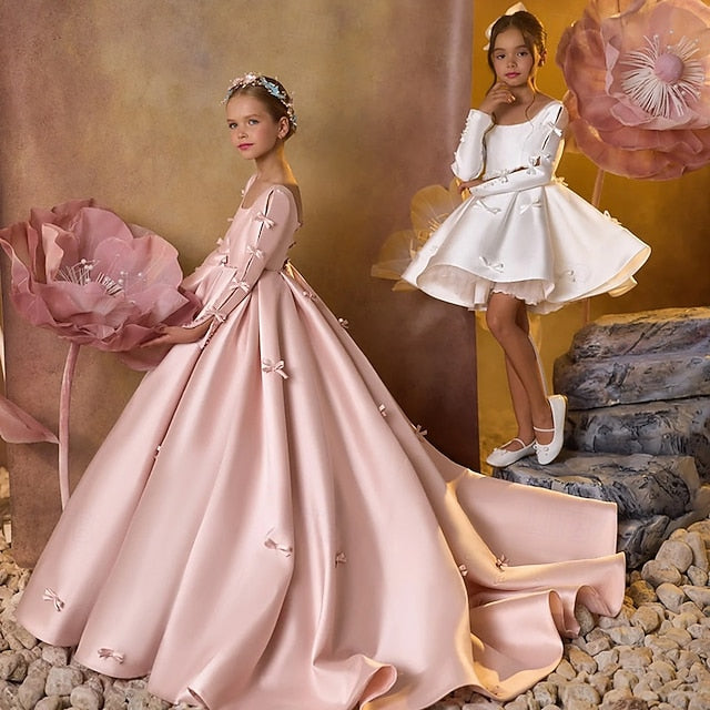 Kids Girls' First Party Dress Flower Communion Girl