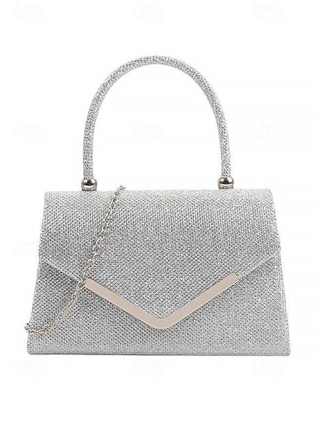 Glitter Chain Strap Bag Evening with Women's Clutch –