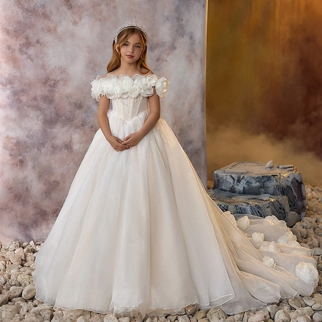 Dress Communion First Formal Girl Girls' Flower