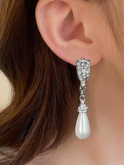 Pearl Set Necklace Double-Layer Bridal – Jewelry Elegant