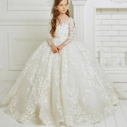 Flower Girls' Princess Girl Dress Formal