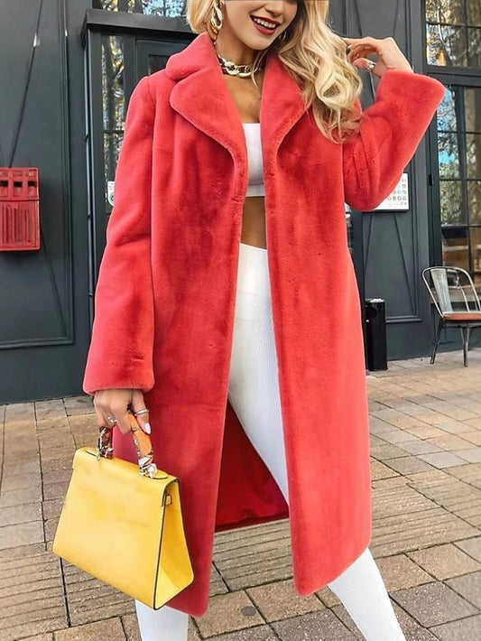 Furs Faux Women's Coat Comfortable Fur Warm