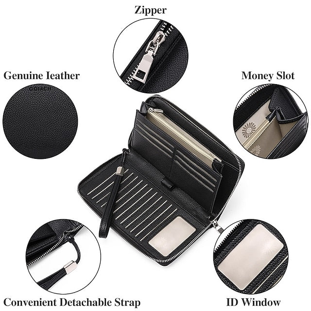 Phone Wallet Women's Leather Bag Mobile Daily PU Outdoor