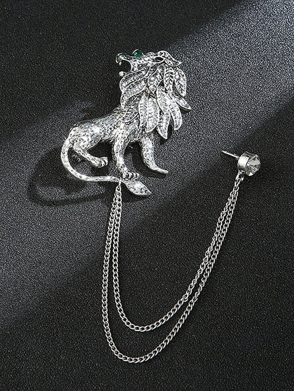 Men's with Lapel Pin Christmas Brooch Deer