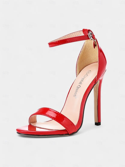 – Wedding Heel Women Sandals Stiletto for Metallic Sleek