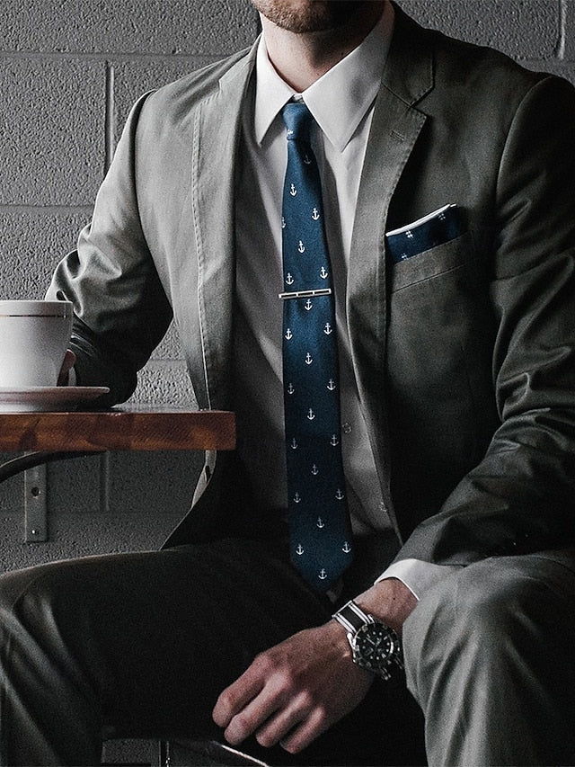 Tie - Slim Men's Metal Clip