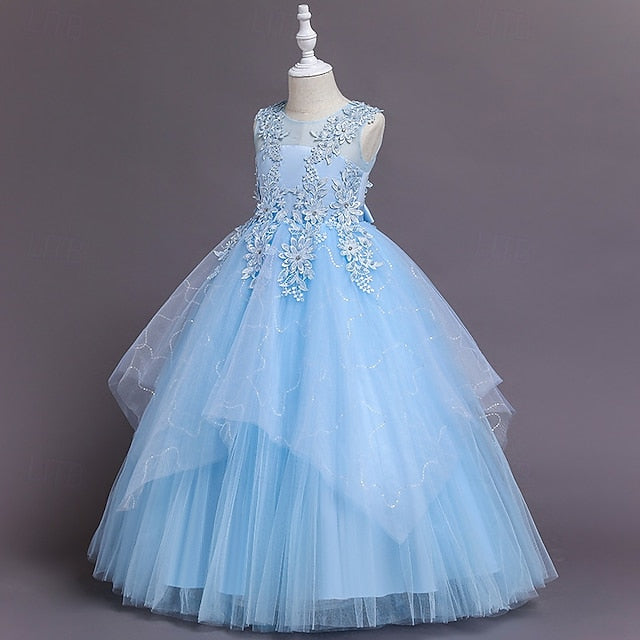 Kid's Flower Dress Girl Princess Girls'