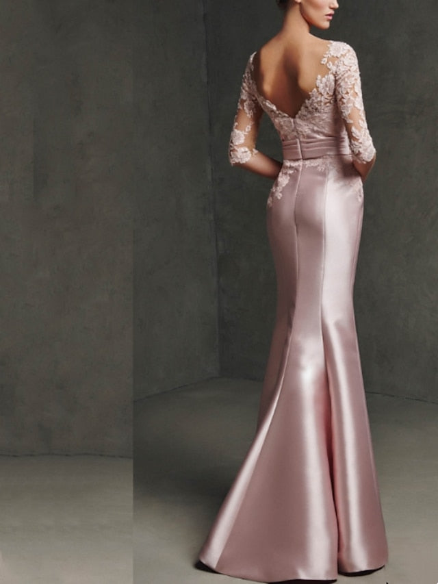 Elegant Dress Formal the of Evening Mother Bride Mermaid