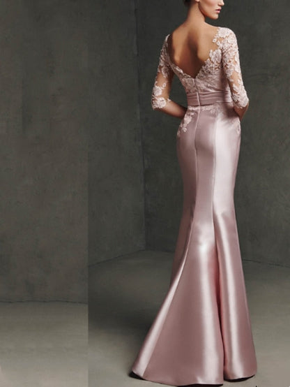 Elegant Dress Formal the of Evening Mother Bride Mermaid