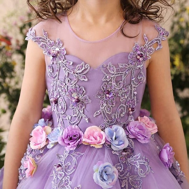 Flower Dress Girl Princess Kid's Girls'