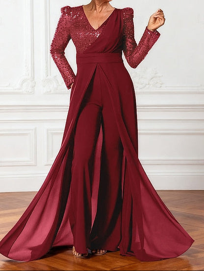 Elegant Dress Jumpsuits Mother of Shine Bride Sparkle the