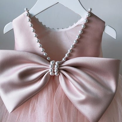 Princess Flower Wedding Girl Party Girls' Dress