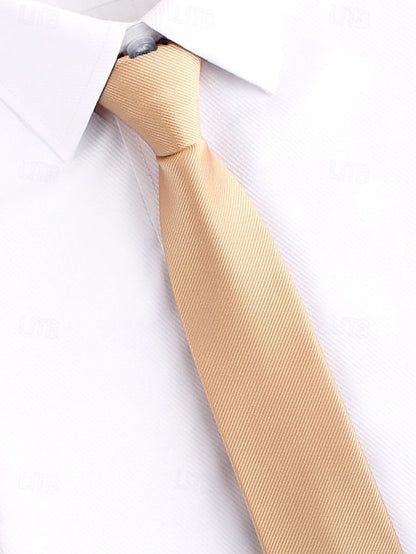 and Narrow Stripes Ties Men's Zip Classic Pre-Tied -