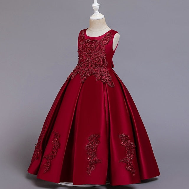 Girls' Wedding Girl Dress Party Flower