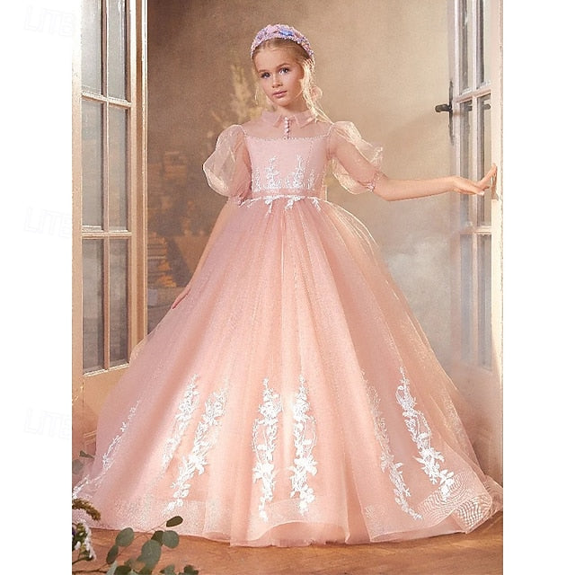 Princess Dress Gown Party Evening Girl Girls' Flower
