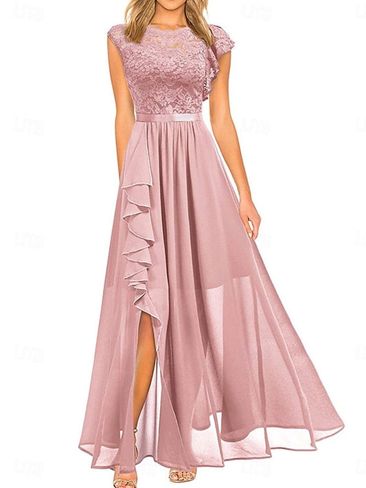 Jewel Guest Mother of Elegant Wedding the Bride Casual Dress