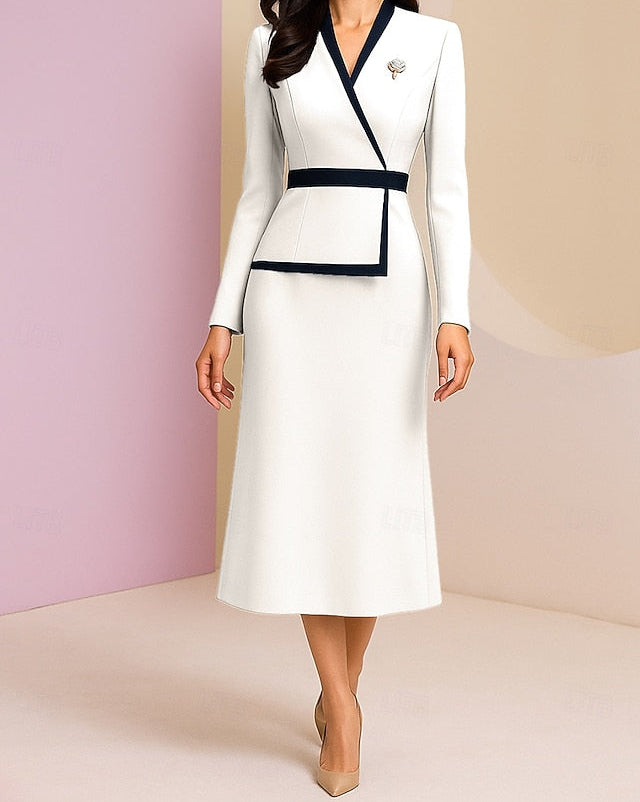 Dress Bride Vintage the Column of Elegant Mother Formal / Sheath