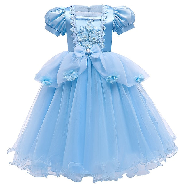 Flower Princess Girl Dress Girls' Cinderella Movie