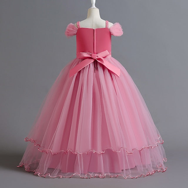 Flower Girls' Girl Kids Party Dress